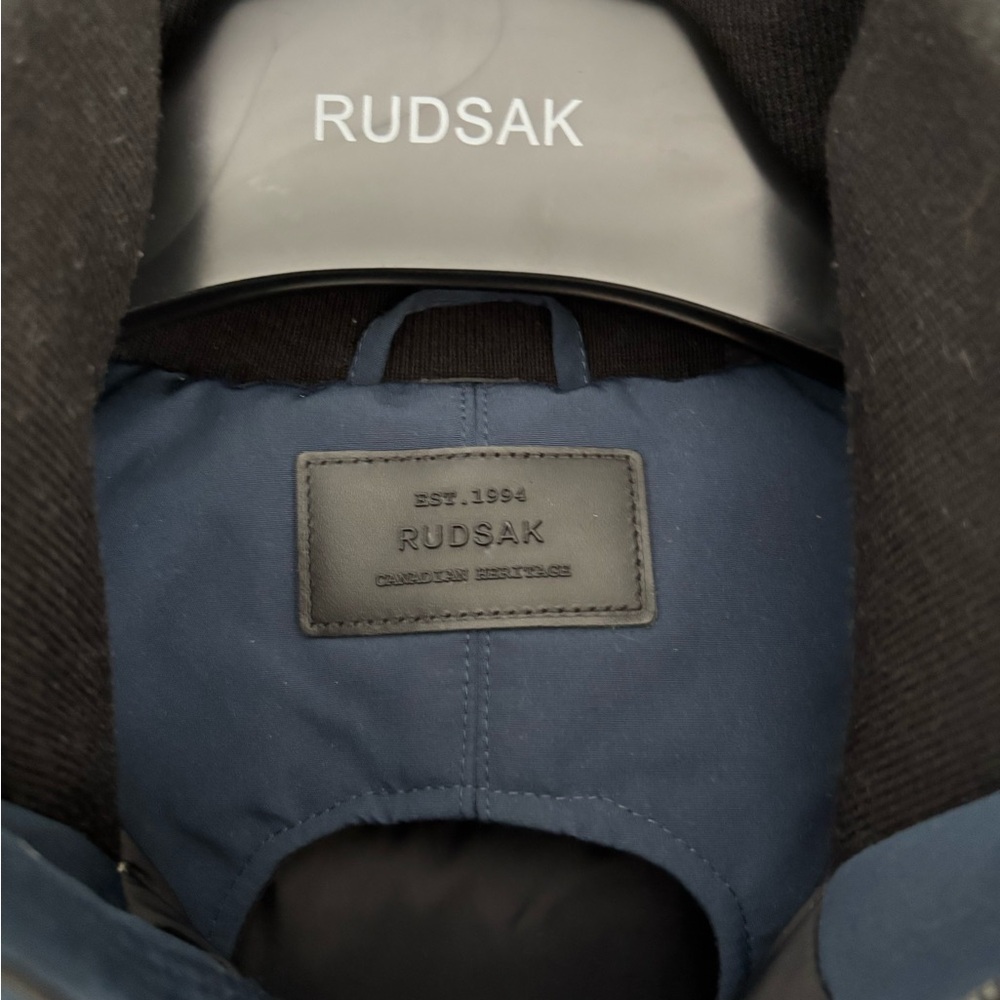 RUDSAK Navy Bomber Jacket. - Picture 6 of 11